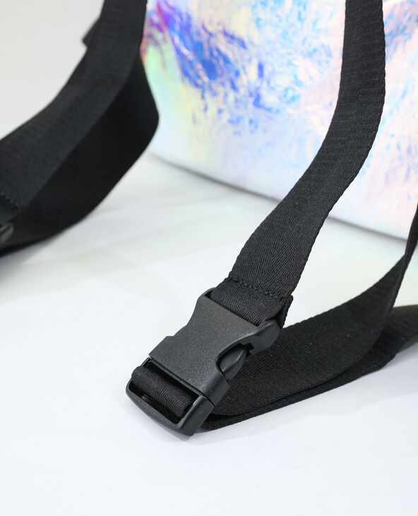 Sac à dos irisé argenté - Pimkie