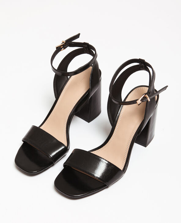 Sandales à talons larges noir - Pimkie