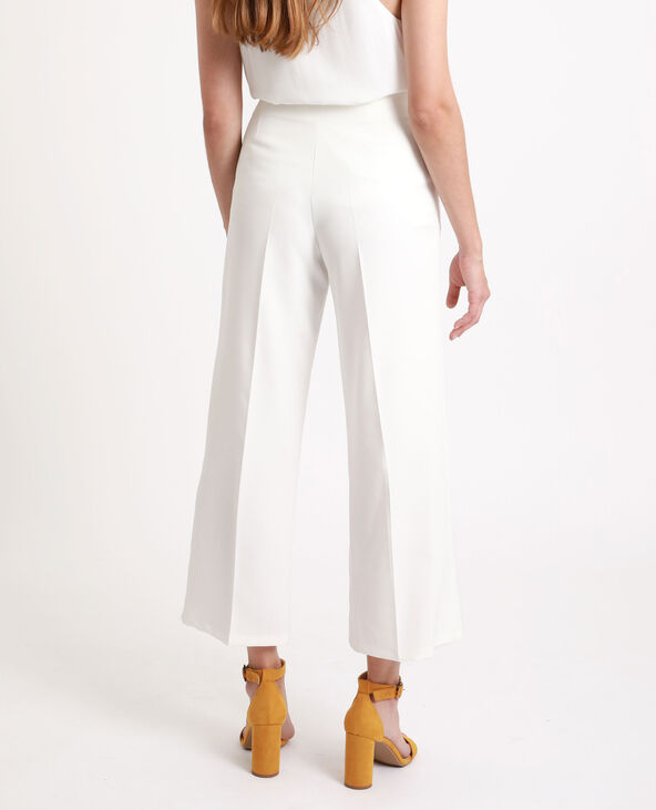 Pantalon à boutons écru - Pimkie
