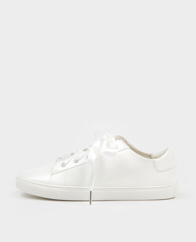 Baskets vernies blanc - Pimkie