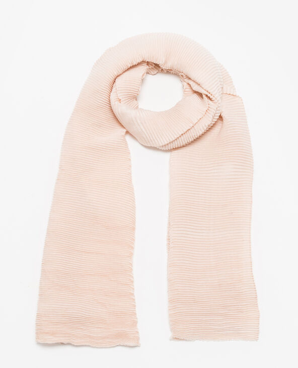 Echarpe plissée rose - Pimkie