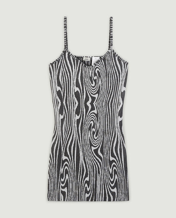 Robe courte sans couture noir - Pimkie