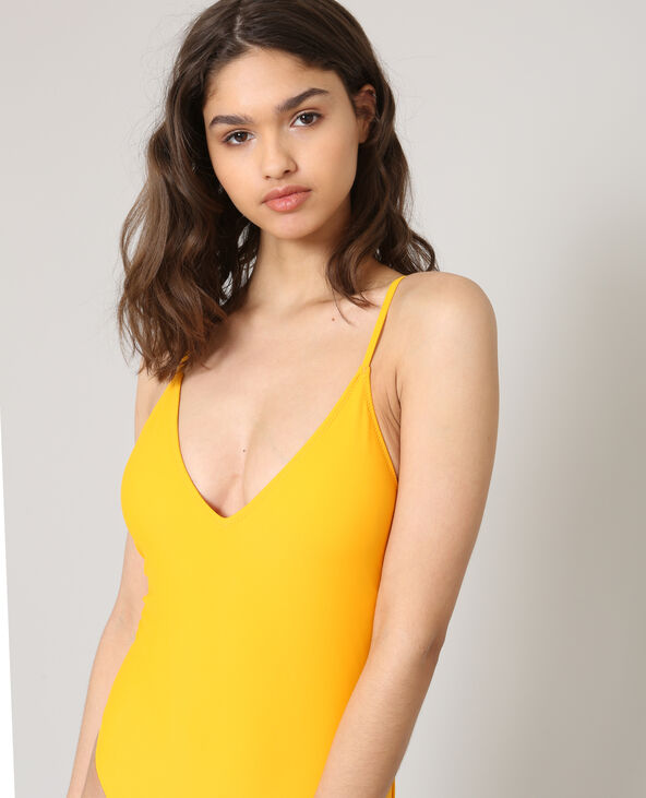 Maillot de bain une pièce orange - Pimkie