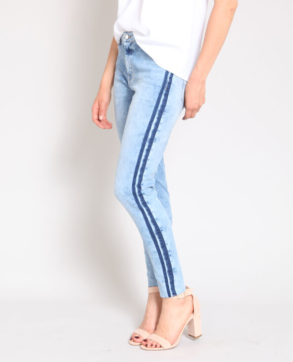 Jean skinny mid waist Jean stoned - Pimkie