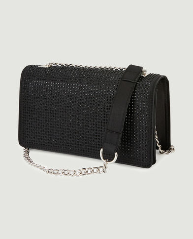 Sac boxy avec brillants noir - Pimkie