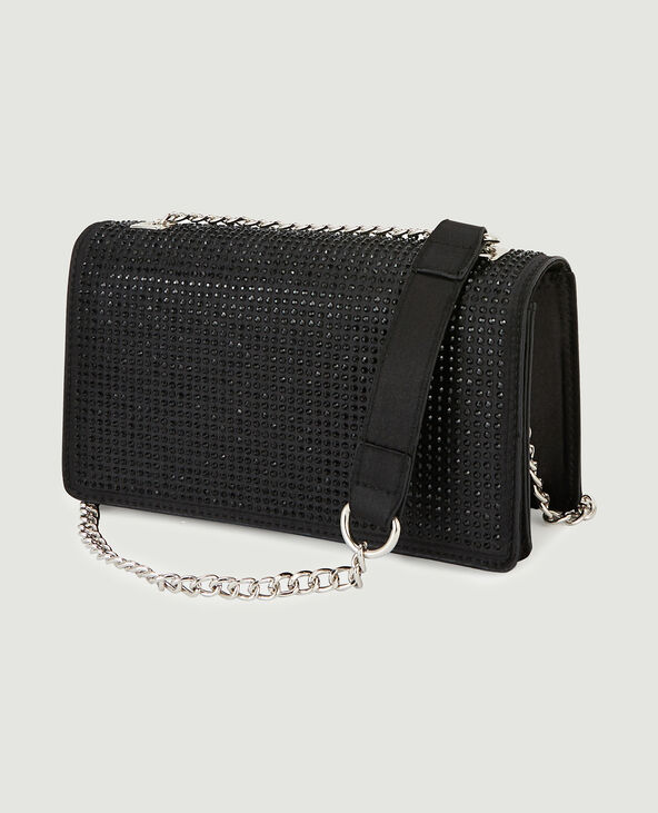 Sac boxy avec brillants noir - Pimkie