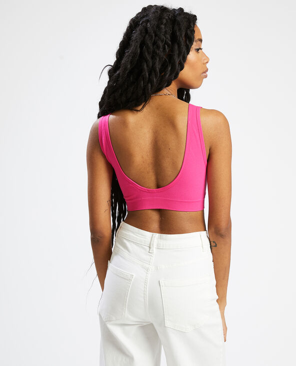 Brassière sans coutures rose fuchsia - Pimkie