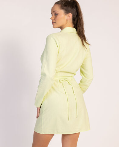 Robe blazer cache-cœur vert clair - Pimkie