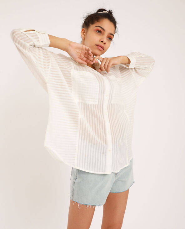 Chemise ample blanc - Pimkie