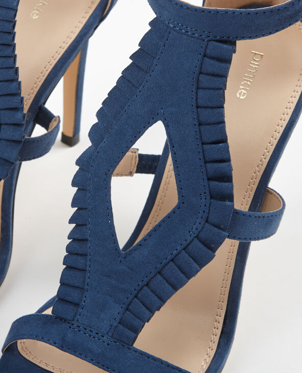 Sandales à talons bleu - Pimkie