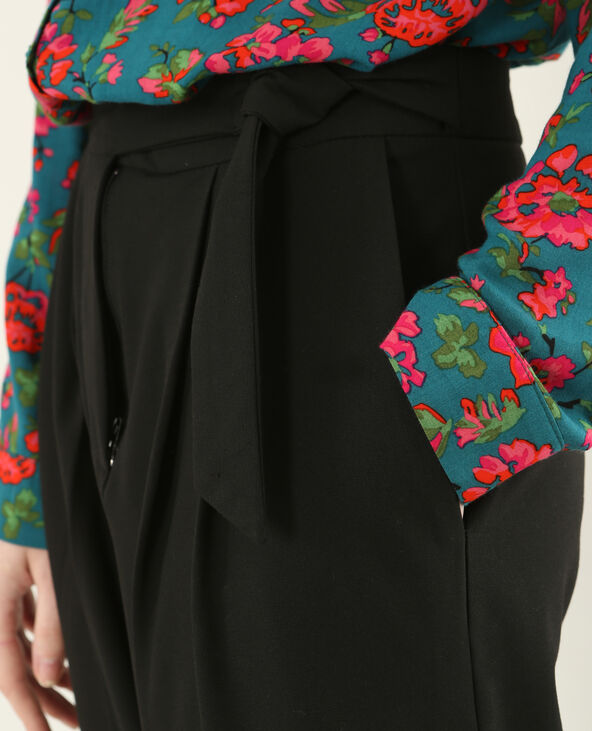 Pantalon carotte noir - Pimkie