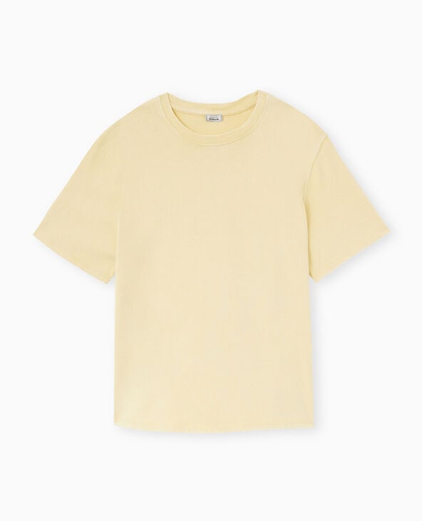 T-shirt oversize effet délavé beige - Pimkie
