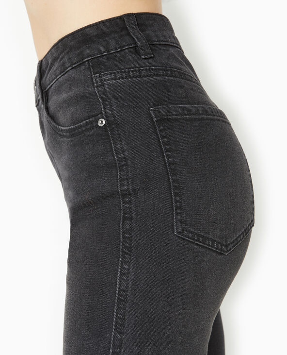 Jean flare bootcut taille haute noir - Pimkie