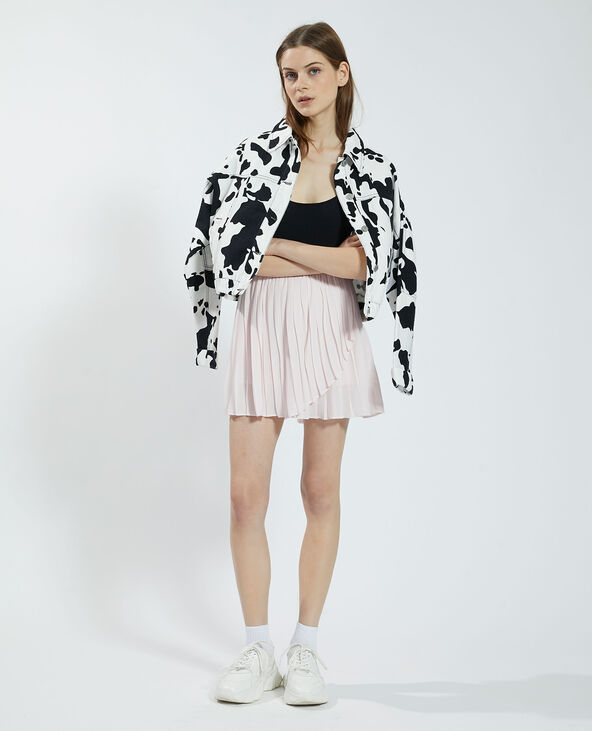 Jupe-short plissée rose clair - Pimkie