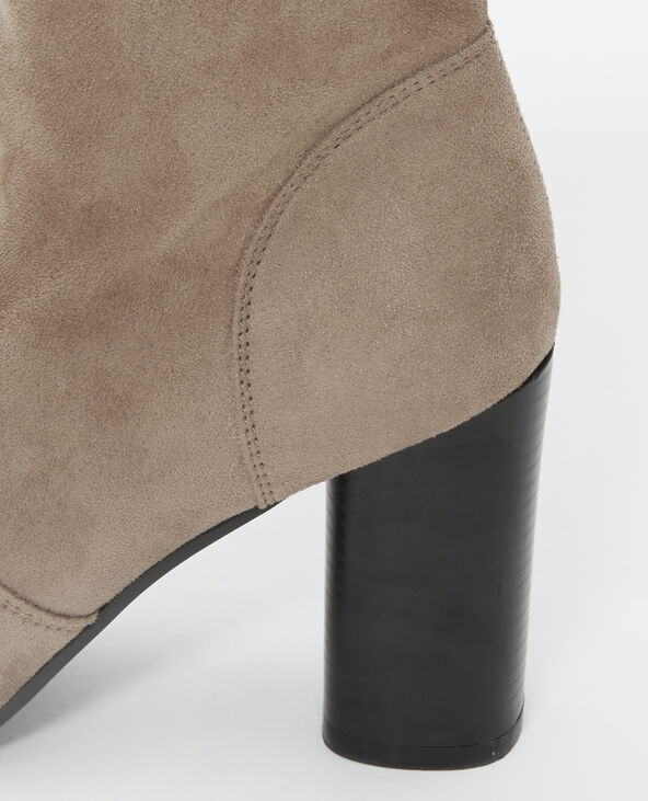 Boots effet peau marron - Pimkie
