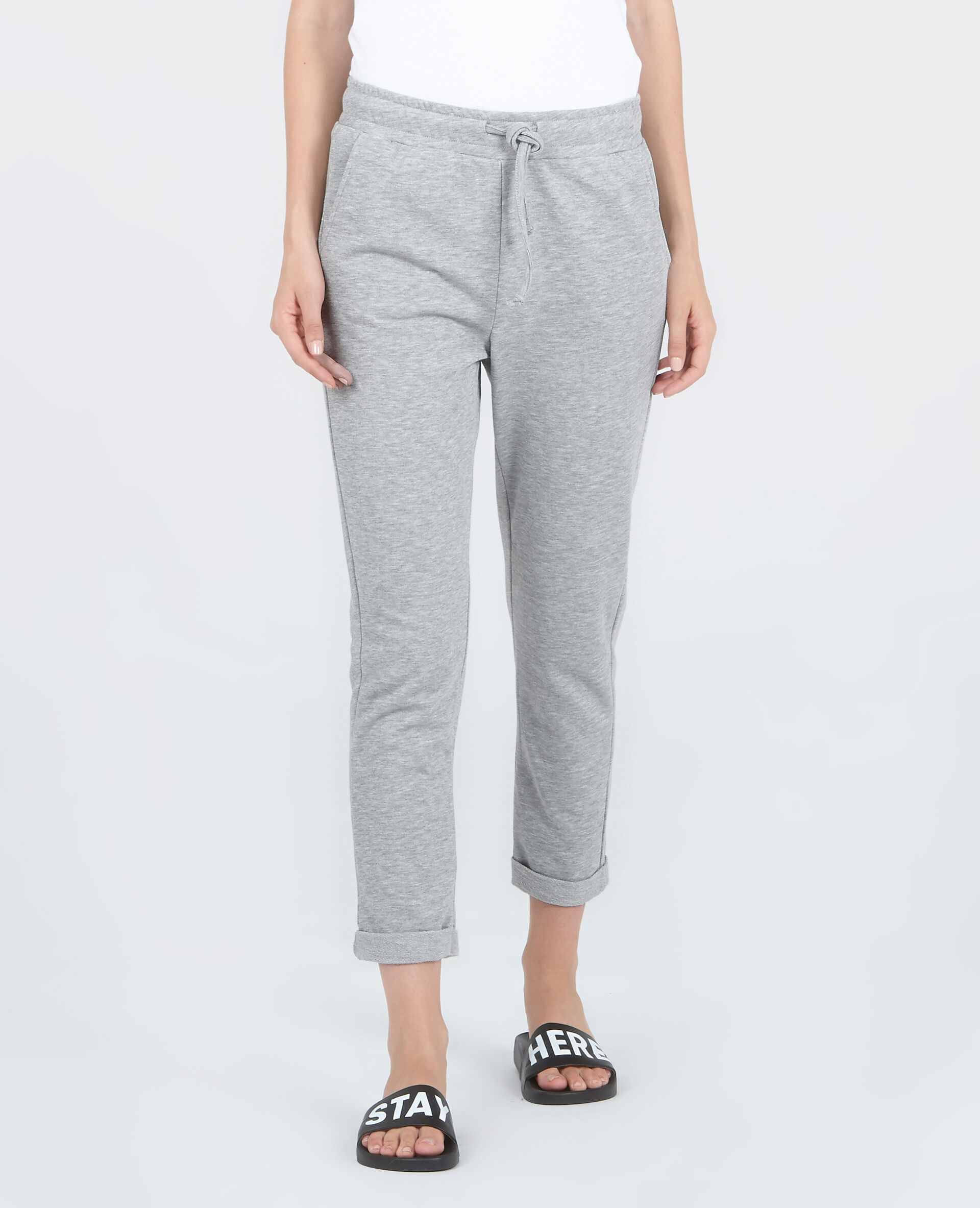 Pantalon de jogging homewear gris chiné - 140314830A08 | Pimkie