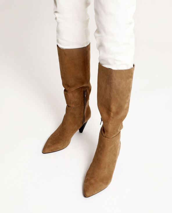 Bottes pointues beige - Pimkie