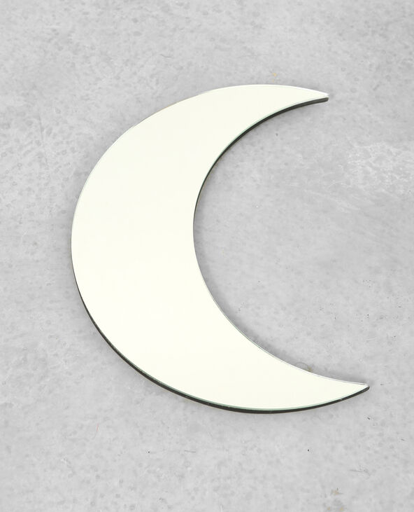 Miroir croissant de lune argenté - Pimkie