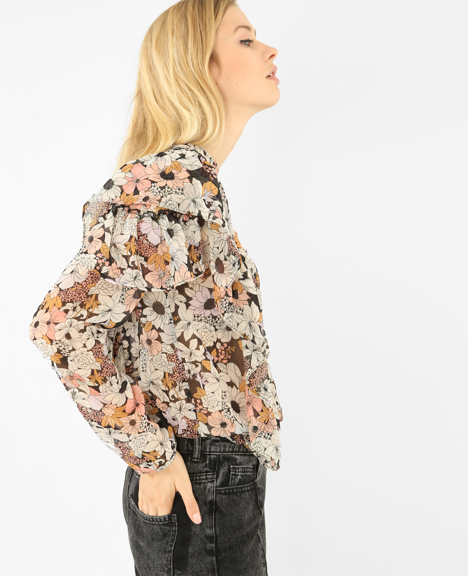 Blouse imprimé fleuri