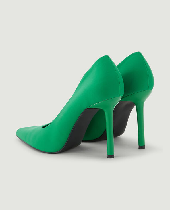 Escarpins bouts pointus vert fluo - Pimkie