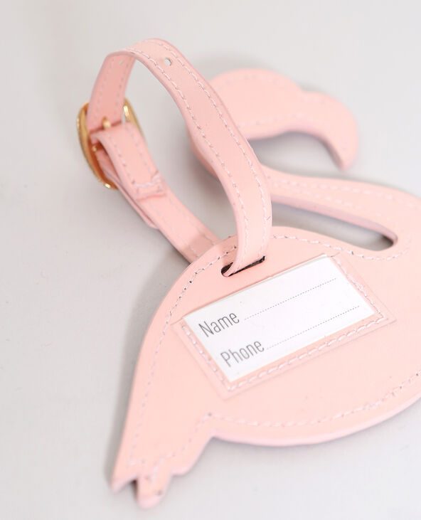 Etiquette pour bagage flamant rose rose clair - Pimkie