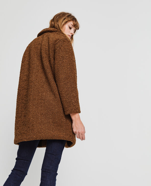 Manteau en maille bouclette Pimkie