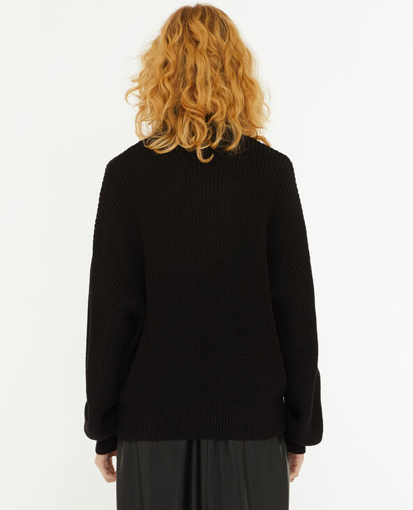 Pull col camionneur noir - Pimkie