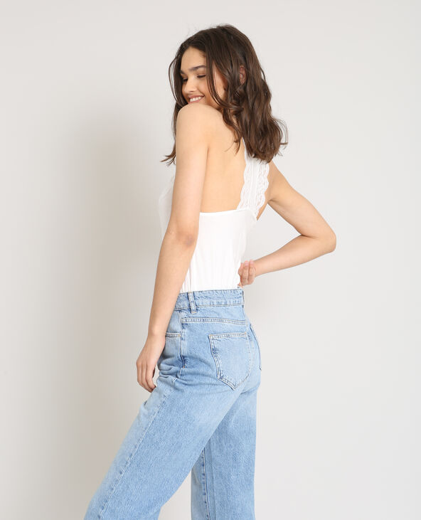 Top en dentelle blanc - Pimkie