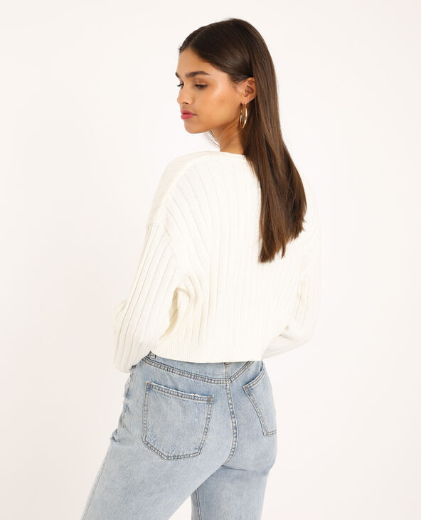 Gilet court blanc - Pimkie