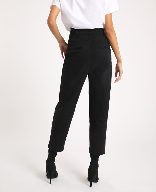 Pantalon carotte noir - Pimkie