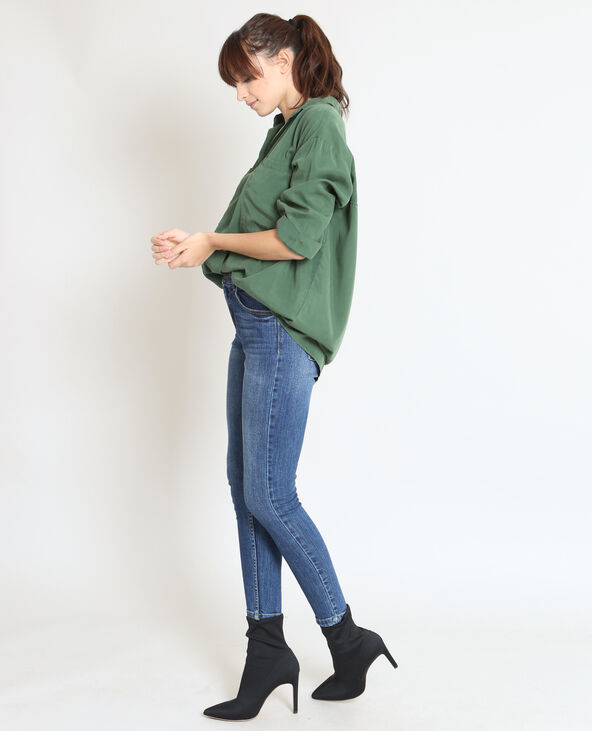 Chemise XL fluide vert foncé - Pimkie