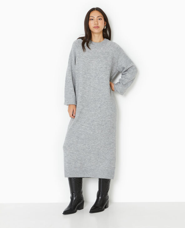 Robe longue en maille tricot Pimkie