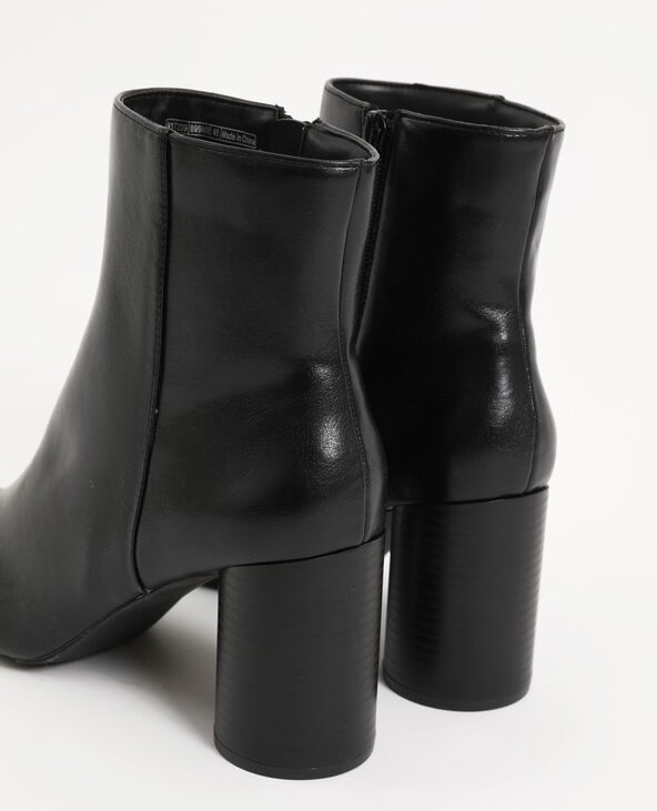Boots à talon noir - Pimkie