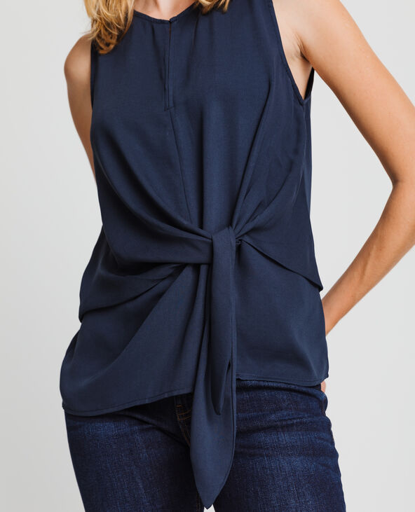 Blouse sans manches bleu marine - Pimkie