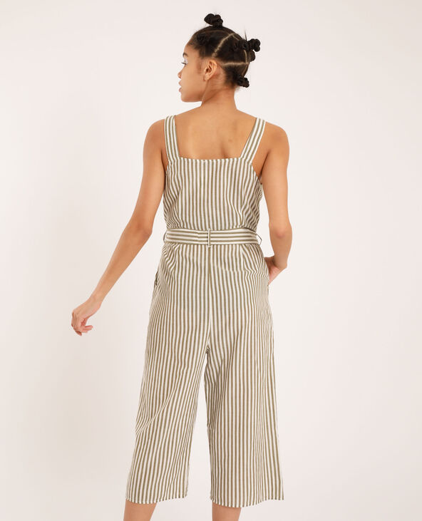 Combi-pantalon 7/8 vert kaki - Pimkie