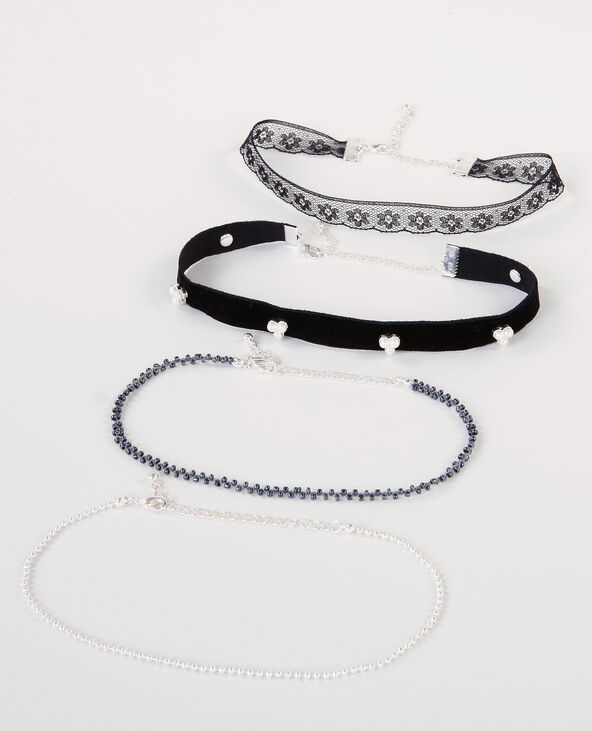 Colliers chokers argenté - Pimkie