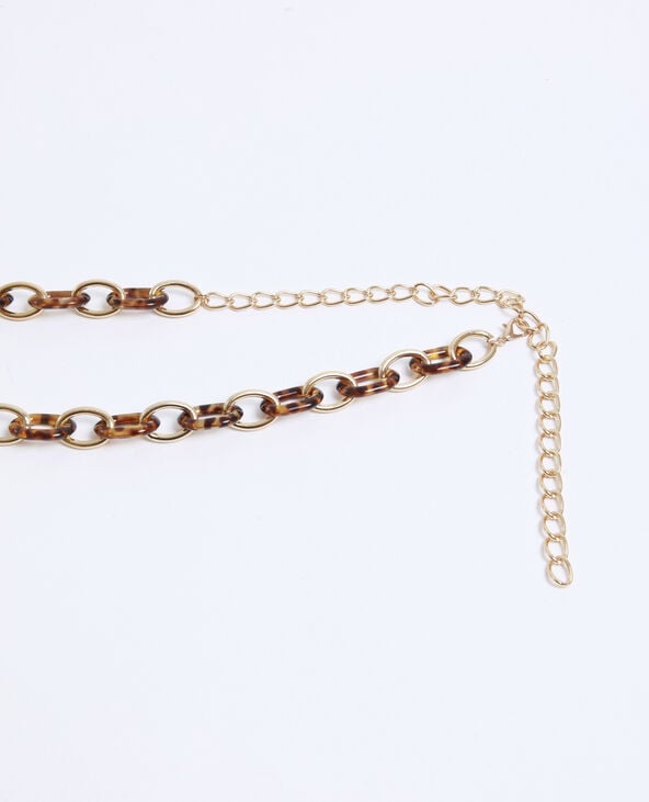 Ceinture chaine orange - Pimkie