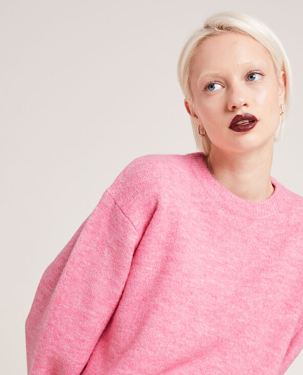 Pull en maille rose fuchsia - Pimkie