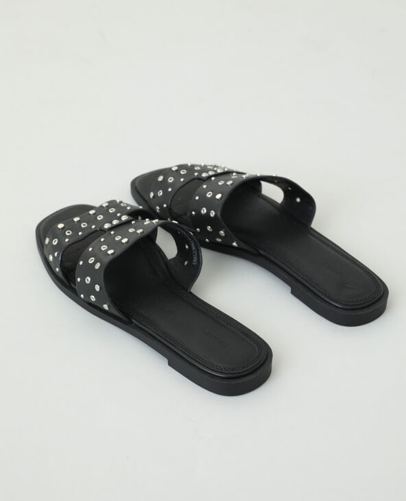 Mules cloutées noir - Pimkie