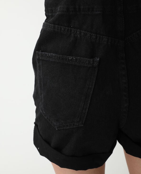 Salopette short noir - Pimkie