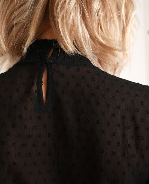 Blouse transparente plumetis cheap
