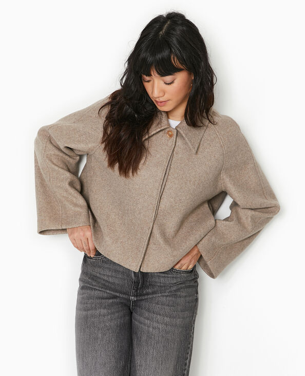 Manteau Long Femme Tendance Hiver Noir Gris Beige Pimkie