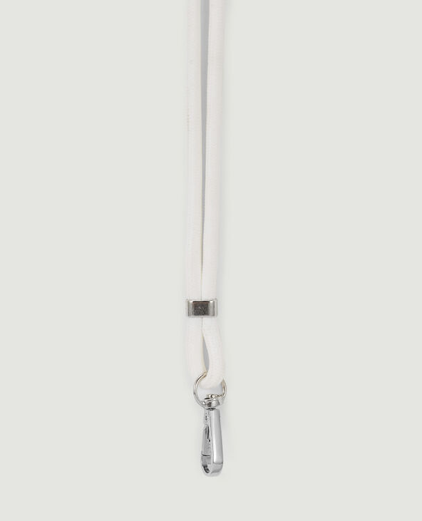 Cordon pour téléphone avec mousqueton écru - Pimkie