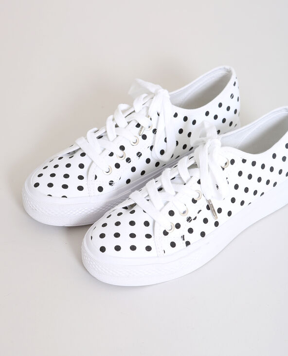 Baskets à pois blanc - Pimkie