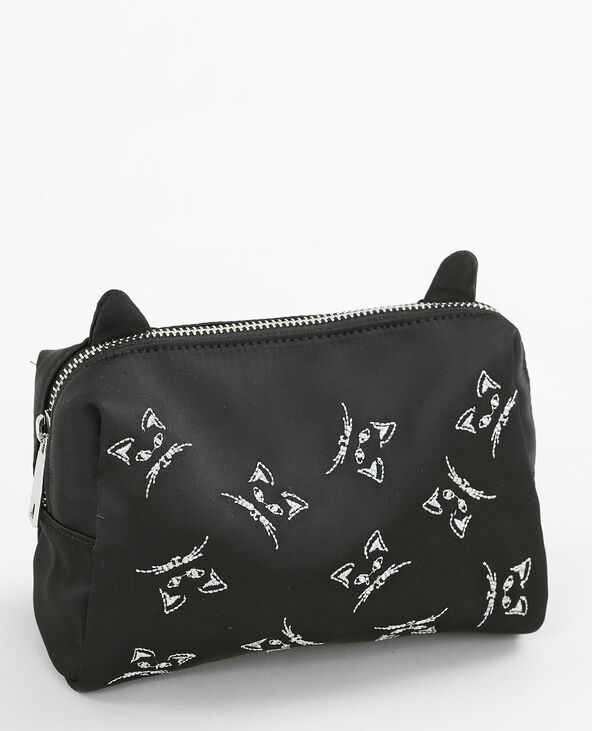 Trousse make up chat bleu marine - Pimkie