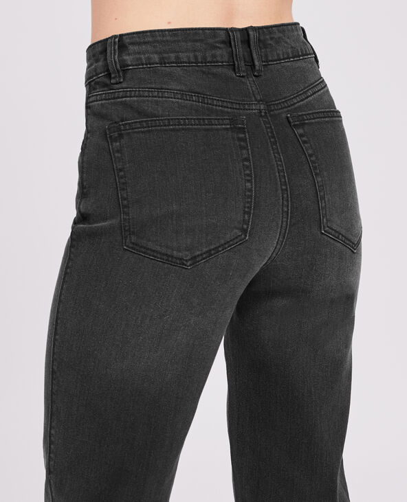 Jean droit stretch noir - Pimkie