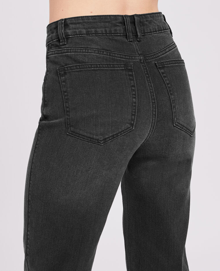 Jean droit stretch noir - Pimkie