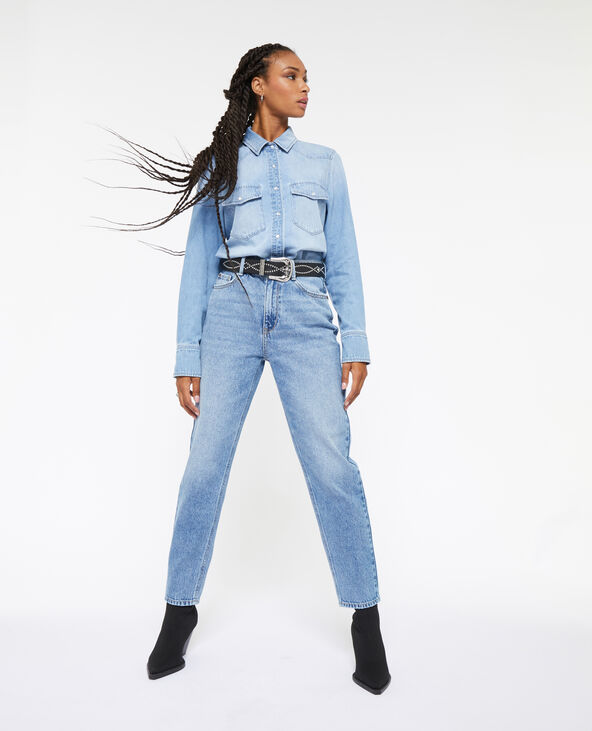 Jean mom taille haute Pimkie