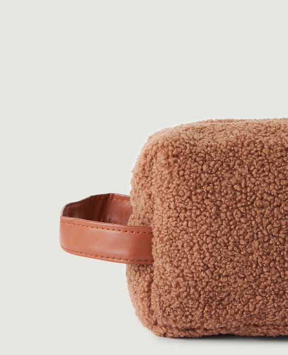 Trousse moumoute marron - Pimkie