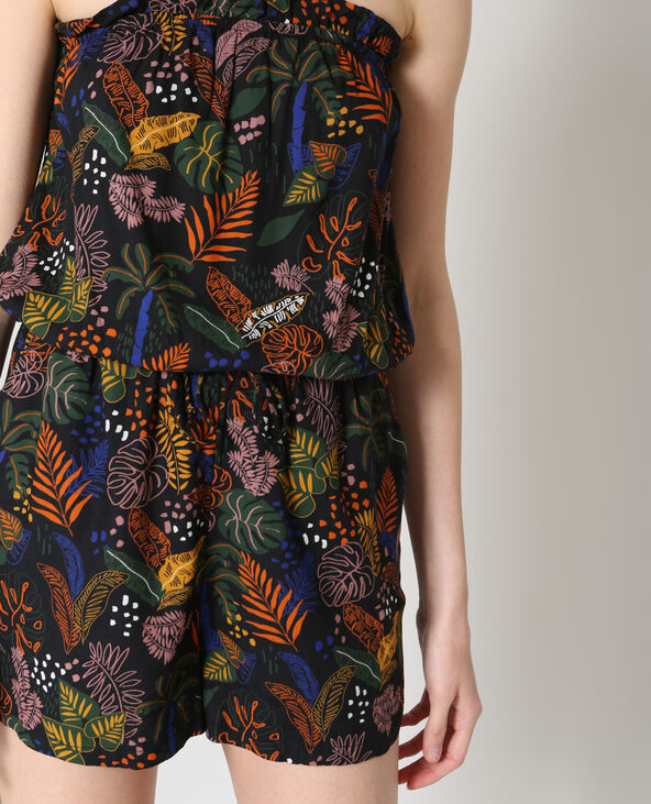 Combishort bustier noir - Pimkie